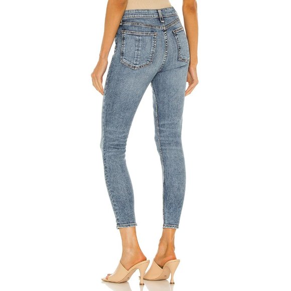Rag & Bone Nina High Rise Ankle Skinny Jeans Norwalk Wash Size 29 - Picture 2 of 13